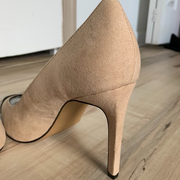 New York & Company Women's Madison Pump, Colorblock Black/Beige, size 9, NIB - Picture 7 of 9